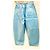 Ganni Jeans Stary Azul Metálico Algodón Plata Azul claro - vista 5