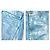Ganni Jeans Stary Azul Metálico Algodón Plata Azul claro - vista 7
