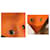 Hermès H Evelyne Tray Orange Lambskin  - view 9