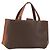 Céline Borsa a mano in tela Macadam CELINE in pelle PVC marrone e oro Auth 160884 D'oro