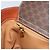 Céline Borsa a mano in tela Macadam CELINE in pelle PVC marrone e oro Auth 160884 D'oro - vista 21