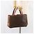Céline Borsa a mano in tela Macadam CELINE in pelle PVC marrone e oro Auth 160884 D'oro - vista 22