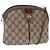 Borsa Sherry Line GG Supreme Web di GUCCI in PVC beige e oro 904 02 047 Auth ep12468 D'oro