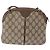 Borsa Sherry Line GG Supreme Web di GUCCI in PVC beige e oro 904 02 047 Auth ep12468 D'oro - vista 3