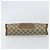 GUCCI GG Supreme Web Sherry Line Clutch Bag PVC Beige 89 01 033 Auth 148586 - vista 7