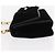 CHANEL Borsa a Spalla Matelassé Catena Camelia Velluto Nero Oro CC Auth 158865V D'oro - vista 5