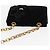 CHANEL Borsa a Spalla Matelassé Catena Camelia Velluto Nero Oro CC Auth 158865V D'oro - vista 6