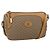 Gucci Borsa a Spalla Micro GG Supreme PVC Beige Oro Auth 160560 D'oro