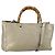 Borsa a mano in pelle Gucci Bamboo 2 in 1 Beige Oro 323660 Auth ka1163 D'oro