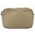 Saint Laurent Bolso de Hombro de Cuero Beige Plata Auth ka1059 - vista 2