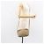 Saint Laurent Bolso de Hombro de Cuero Beige Plata Auth ka1059 - vista 22