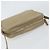 Saint Laurent Bolso de Hombro de Cuero Beige Plata Auth ka1059 - vista 6