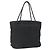 PRADA Borsa a mano in nylon nero argento Auth ar13894