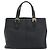 Borsa a mano in pelle nera e oro BURBERRY Auth bs31757 Nero D'oro - vista 13