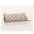 CHANEL Pochette Matelassé in Pelle di Agnello Rosa Oro CC Auth 157936M D'oro - vista 6