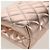 CHANEL Pochette Matelassé in Pelle di Agnello Rosa Oro CC Auth 157936M D'oro - vista 8