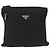 Borsa a Spalla PRADA Nylon Nero Argento Autentica am9977 - vista 13