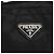 PRADA Borsa a mano in nylon nero argento Auth ar13896 - vista 17