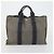 Hermès HERMES Fourre Tout MM Tote Bag aus Canvas 2 Set Grau Schwarz Auth mr1736 Braun - Ansicht 10