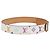 LOUIS VUITTON Multicolor Ceinture LV Printed Initials Studs M6909 Auth 159470V White - view 4