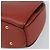 Céline Borsa a mano CELINE in pelle rossa e oro Auth bs32099 Rosso D'oro - vista 9