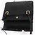 Borsa Tote Gancini in pelle nera e oro Salvatore Ferragamo Auth 158712 Nero D'oro - vista 15