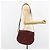 Borsa a Spalla Cartier in Pelle Bordeaux Oro Auth 160732 D'oro Bordò - vista 22