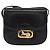 Borsa a spalla CÉLINE Carrozza in pelle nera e oro Auth gh1357 Nero D'oro - vista 13