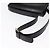 Borsa a spalla CÉLINE Carrozza in pelle nera e oro Auth gh1357 Nero D'oro - vista 7