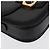 Borsa a spalla CÉLINE Carrozza in pelle nera e oro Auth gh1357 Nero D'oro - vista 9