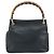 GUCCI Bamboo Hand Bag Leather Navy gold 000 3444 0575 Auth bs32136 Golden Navy blue - view 2