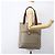 Borsa tote in PVC beige e oro della linea Sherry GG Plus Supreme di GUCCI Auth 158364 D'oro - vista 20