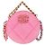 CHANEL Borsa a Spalla Matelassé in Tela Rosa Oro CC Auth bs32090 D'oro - vista 2