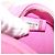 CHANEL Borsa a Spalla Matelassé in Tela Rosa Oro CC Auth bs32090 D'oro - vista 22