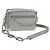 LOUIS VUITTON Mini Borsa Trunk Morbida Glitter Damier Argento M59726 LV Auth 158954SAM
