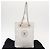 Borsa a Spalla con Catena CHANEL Nylon Bianco Argento CC Auth 159317SAM - vista 25