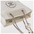 Borsa a Spalla con Catena CHANEL Nylon Bianco Argento CC Auth 159317SAM - vista 6