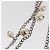 Borsa a Spalla con Catena CHANEL Nylon Bianco Argento CC Auth 159317SAM - vista 9