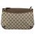 Borsa Gucci GG Supreme Web Sherry Line in PVC beige e oro 904 02 026 Auth ka1036 D'oro - vista 3