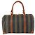 Pequin Borsa Boston in tela Pecan FENDI Nera Marrone oro Auth 155477 Nero D'oro - vista 2