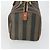 Pequin Borsa Boston in tela Pecan FENDI Nera Marrone oro Auth 155477 Nero D'oro - vista 3