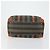 Pequin Borsa Boston in tela Pecan FENDI Nera Marrone oro Auth 155477 Nero D'oro - vista 5