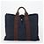 Hermès HERMES PRADA Borsa a mano in nylon canvas 2 pezzi Nero Marina Auth gh1454 Blu navy - vista 10