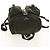 PRADA Backpack Nylon Khaki Silver Auth 157774 Silvery - view 6