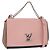 LOUIS VUITTON Bolsa de Ombro Rock Me 2 BB Couro Rosa M54576 LV Auth ep12511