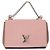 LOUIS VUITTON Bolsa de Ombro Rock Me 2 BB Couro Rosa M54576 LV Auth ep12511 - vista 13