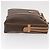 Céline Borsa da lavoro in tela Macadam CELINE in pelle PVC marrone e oro Auth bs31895 D'oro - view 3