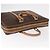 Céline Borsa da lavoro in tela Macadam CELINE in pelle PVC marrone e oro Auth bs31895 D'oro - view 6