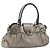 Borsa Tote Gancini in Pelle Marrone e Oro Auth 158376 di Salvatore Ferragamo D'oro