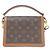 Borsa a Spalla Dauphine Lock XL Monogramma Louis Vuitton Marrone - vista 2